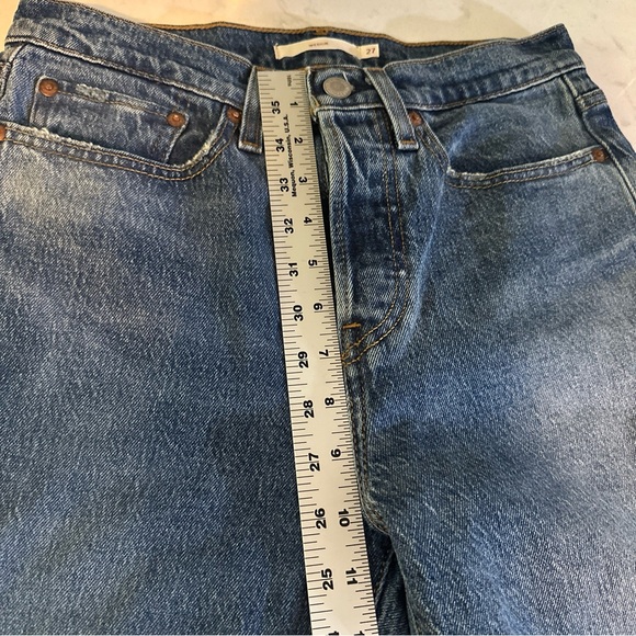 Levi’s Wedgie Icon Fit Ankle Women’s Straight Leg Jeans Size 27 - Picture 15 of 16